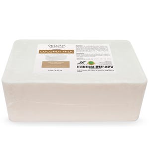 velona 5 LB - Coconut Milk Glycerin Soap Base SLS/SLES Free | Melt and Pour | Natural Bar for The Best Result for Soap Making