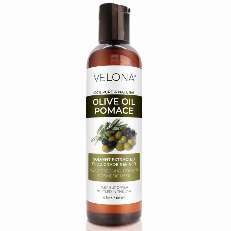 Olive Pomace Oil by Velona 2 Fl Oz - 1 Gallon / 128 Fl Oz | 100% Pure and Natural Carrier Oil | Refined | Cooking