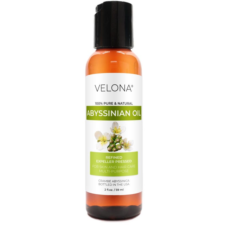 Abyssinian Oil by Velona 2 Fl Oz-1 Gallon/128 Fl Oz | 100% Pure and Natural Carrier Oil | Expeller Pressed | Hair, Body Care | Enjoy Results